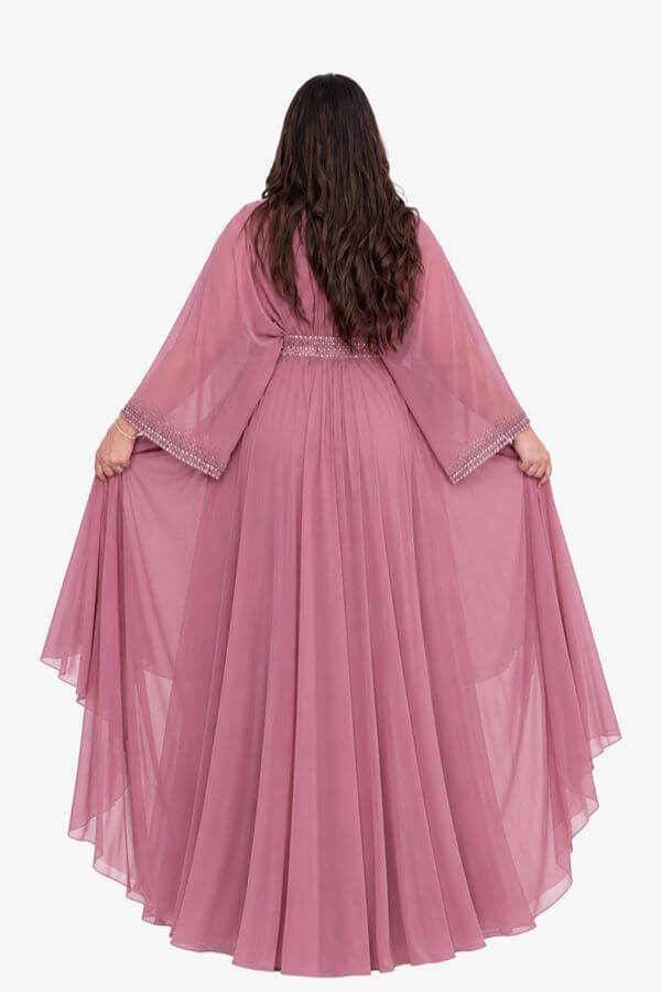 rochie de seara plus size lunga roz rochie de seara plus size lunga roz